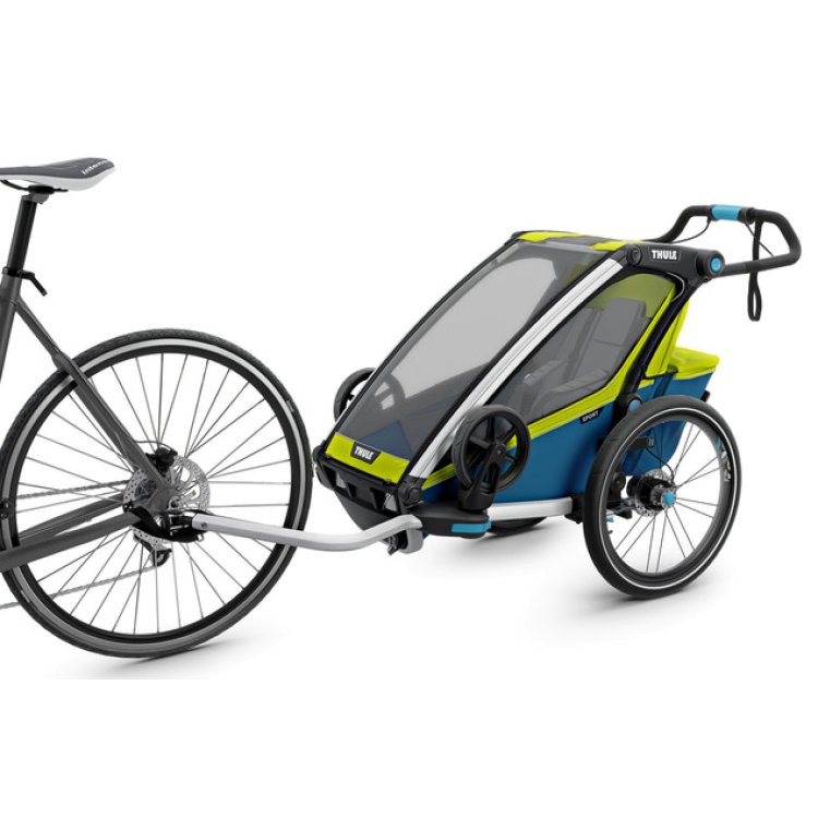 Specialaren: Thule Chariot Sport1 Cykelvagn, Chartreuse