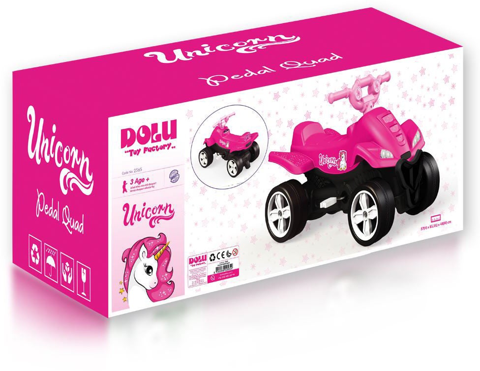 Budgetprodukten: DOLU Fyrhjuling, Rosa